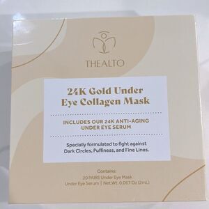THEALTO 24k Gold Under Eye Collage Mask - NIB